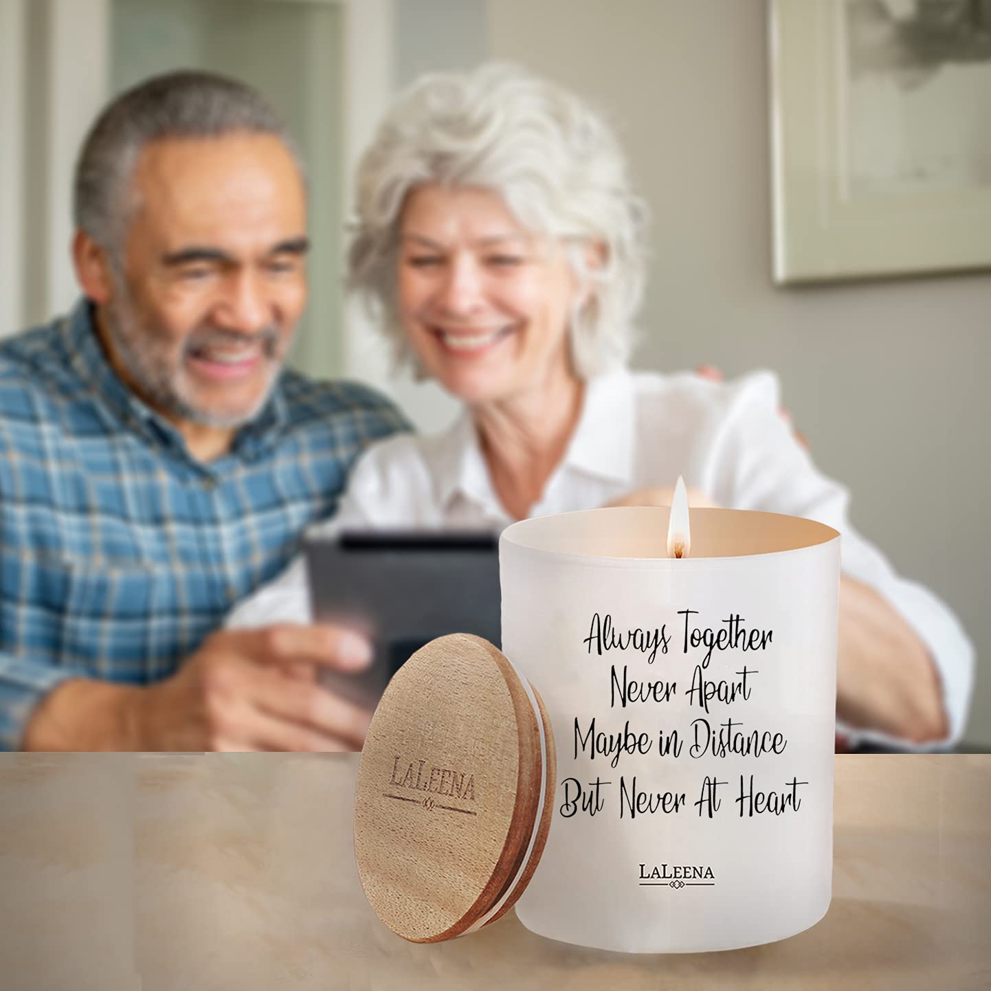 Lavender aroma from Laleena candle ideal for relaxation and focus.