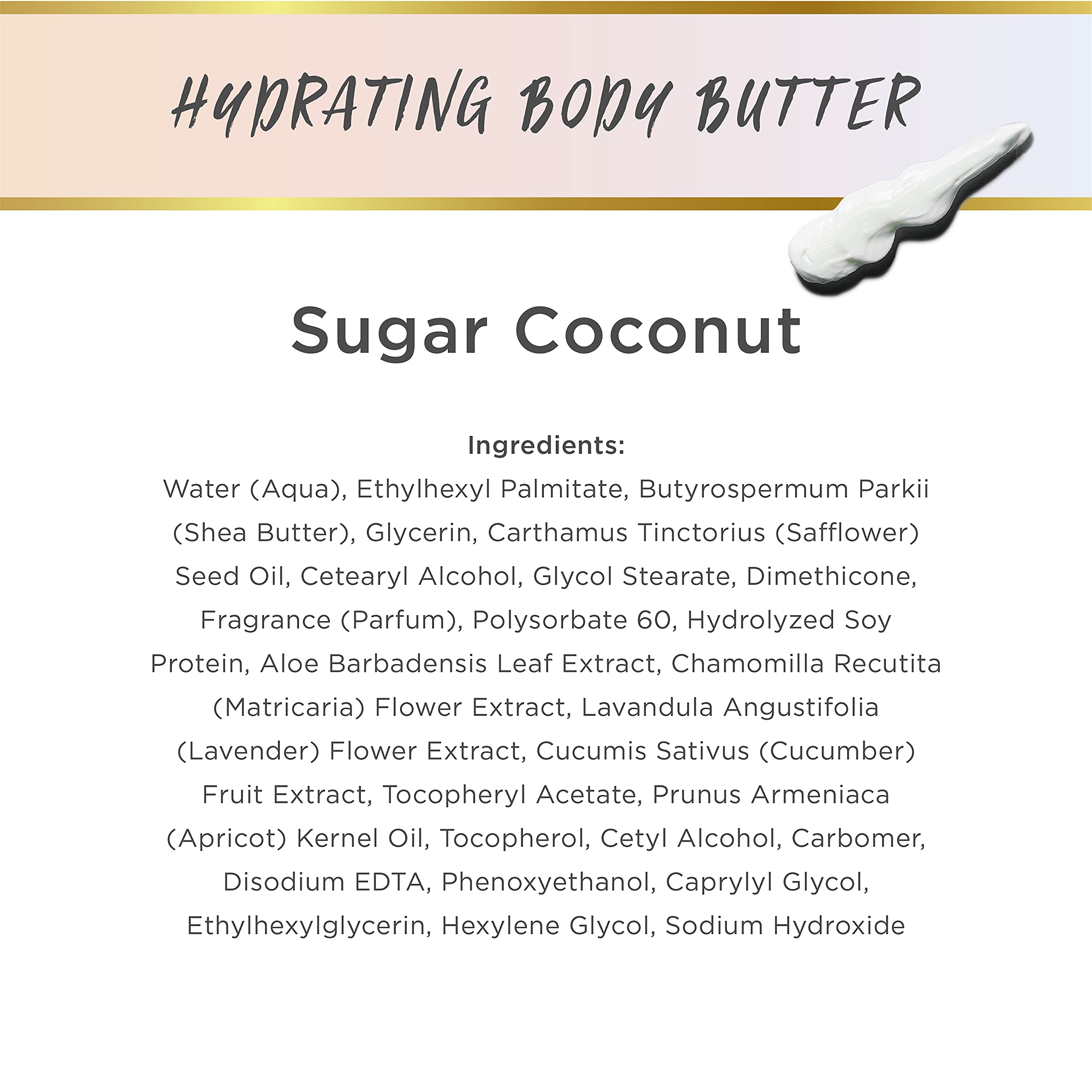 LaLicious Sugar Coconut Hydrating Body Butter lifestyle shot for daily self-care.