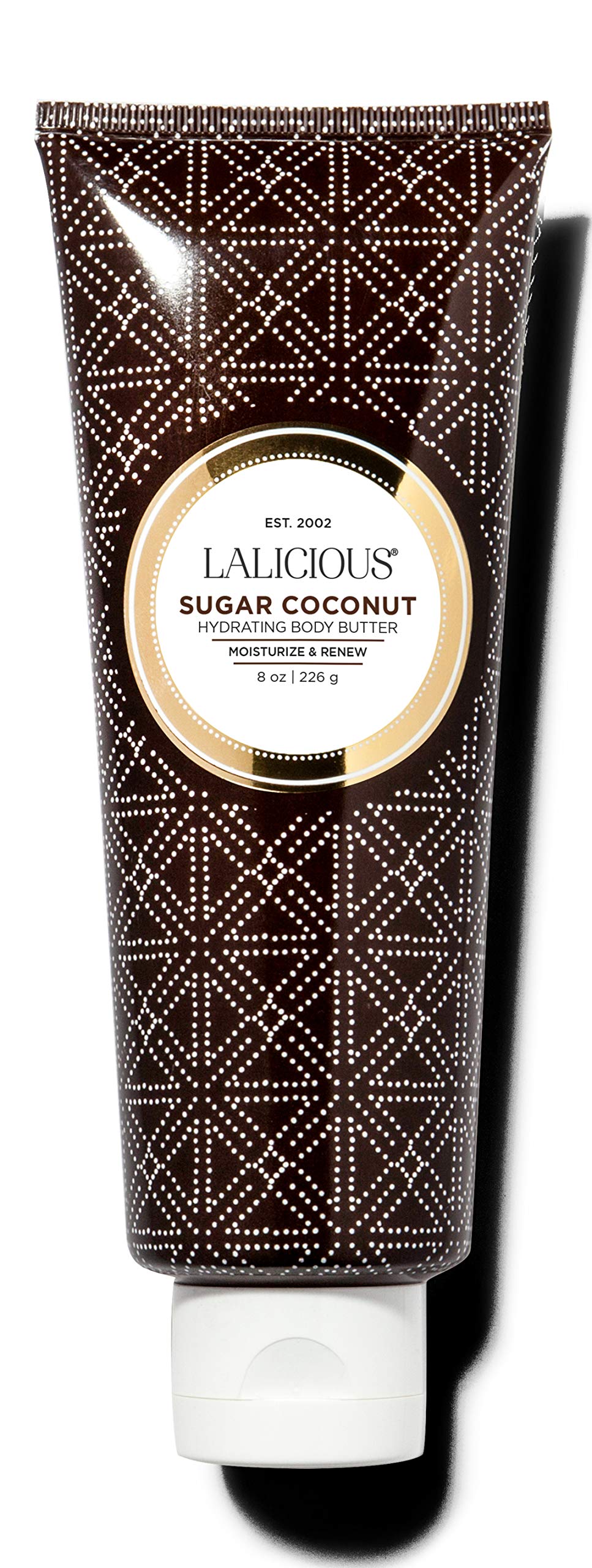 LaLicious Sugar Coconut Hydrating Body Butter packaging front for premium moisture.