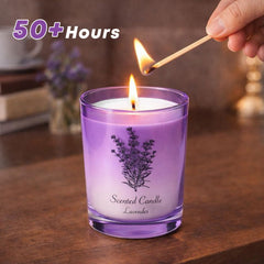 Lamway candle on a cozy table setting.