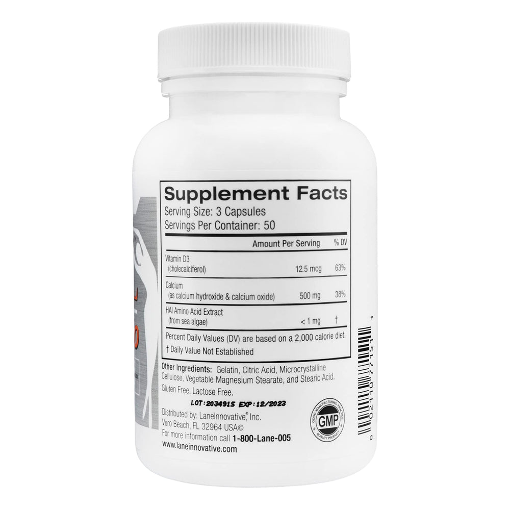 Lane Innovative AdvaCAL capsules close-up, easy-to-swallow design for adult use
