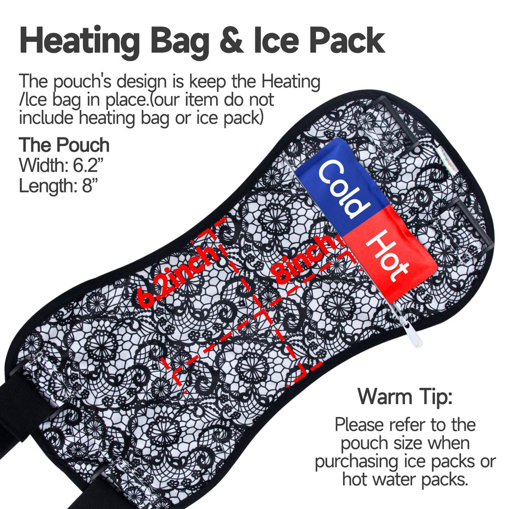 Langsprit castor oil pack wrap large size fits waists over 29 inches