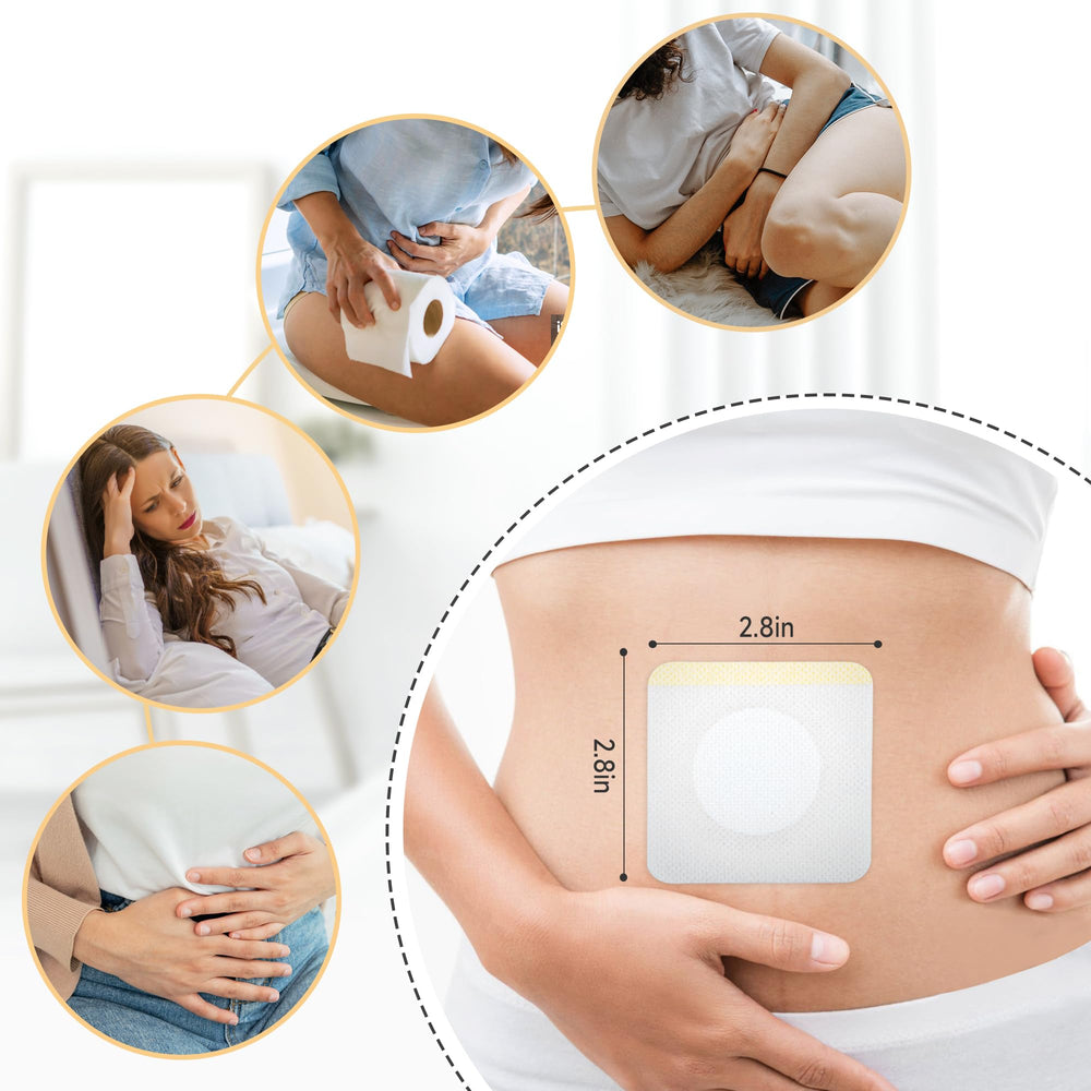 Langsprit disposable patch usage guide shows easy application during work