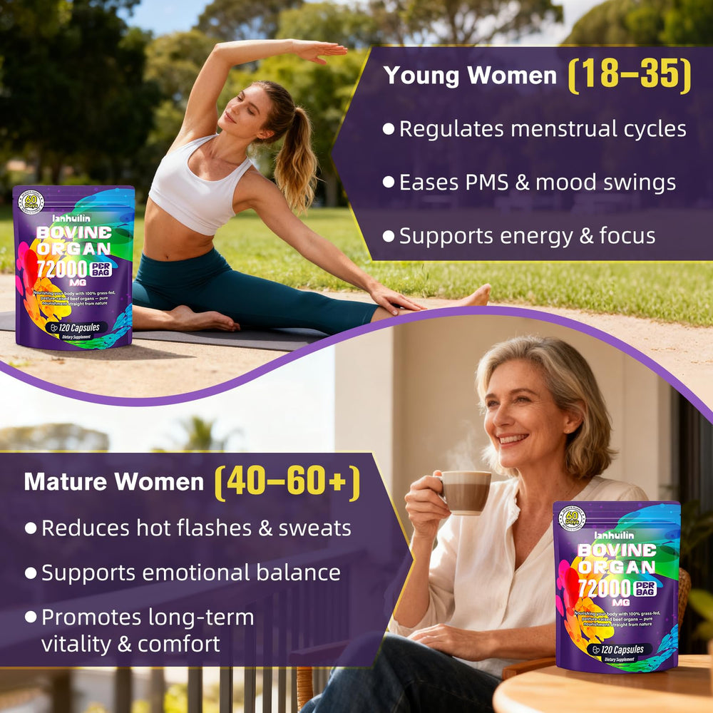 LanHuilin beef organ nutrients with CoQ10 and iron for energy.