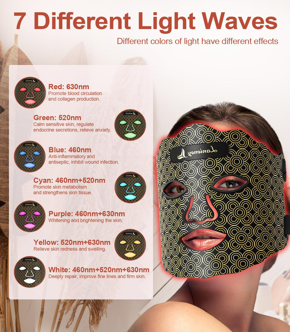 Lanieney red light mask eye pads close-up to prevent eye exposure during sessions.