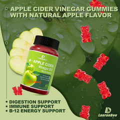LanranBee ACV gummies with The Mother highlight natural enzymes and probiotics