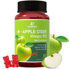 LanranBee Apple Cider Vinegar Gummies bottle front for digestion support