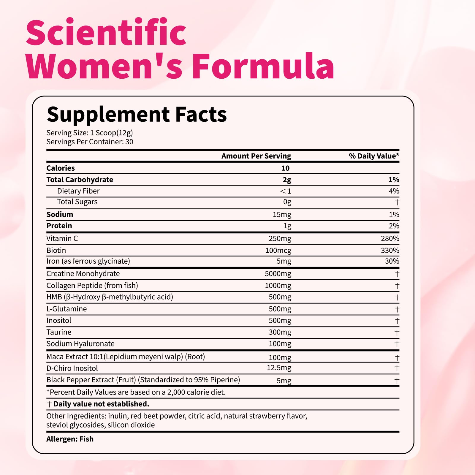 LanranBee Creatine 30 servings packaging for convenient dosing