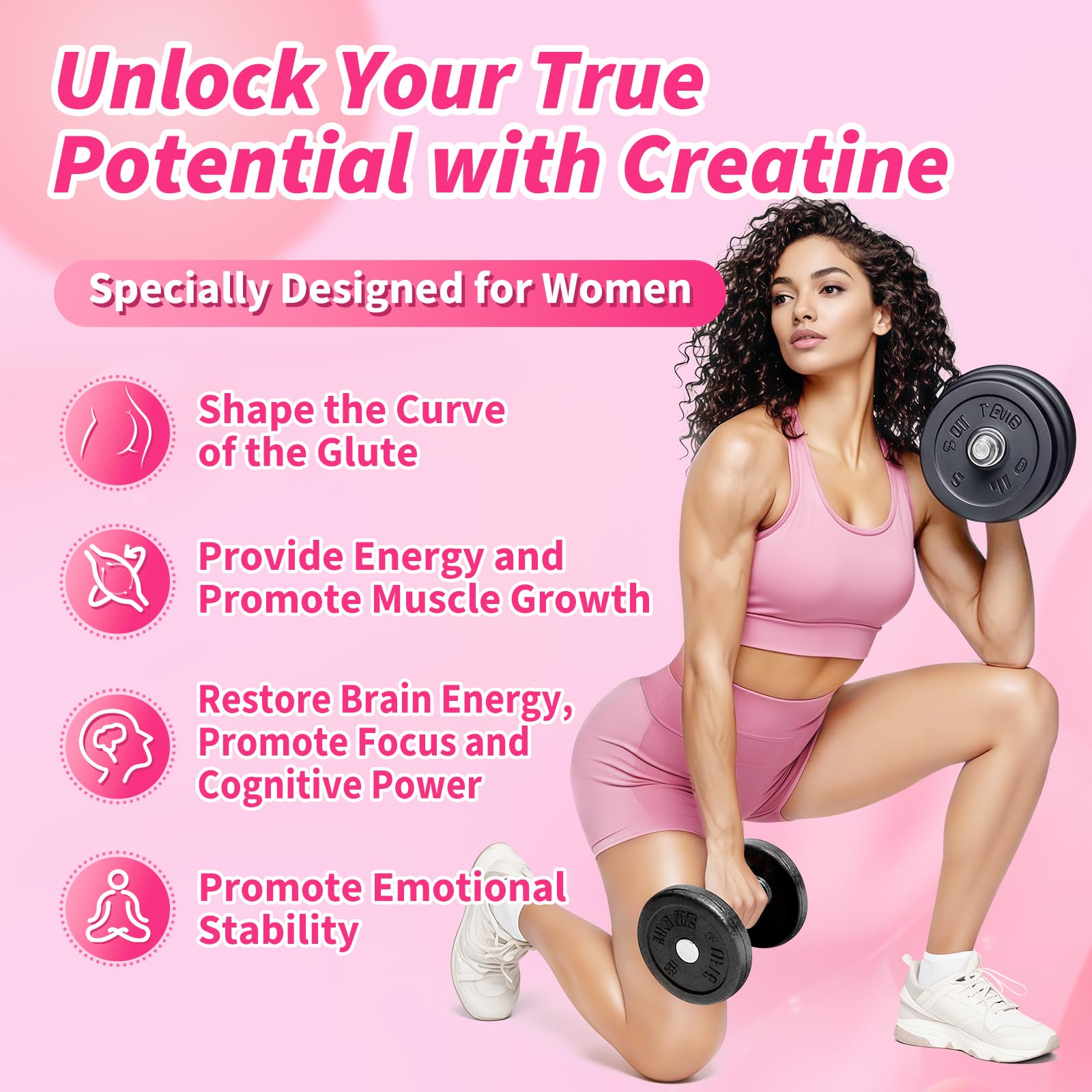 LanranBee Creatine in coffee or shake for daily energy