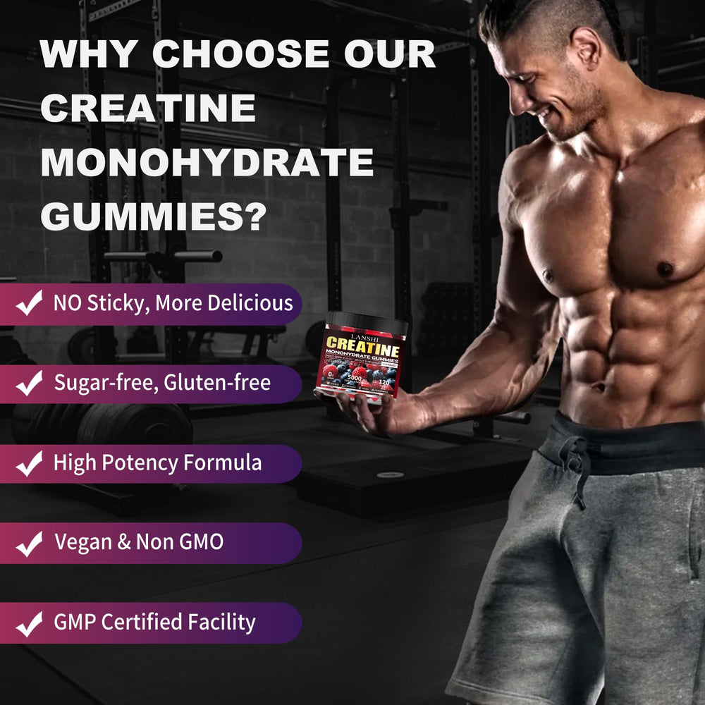Gummies stored in a travel-friendly jar for gym or travel.