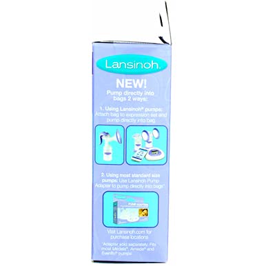 Lansinoh breast milk storage bags designed for daily pumping use.