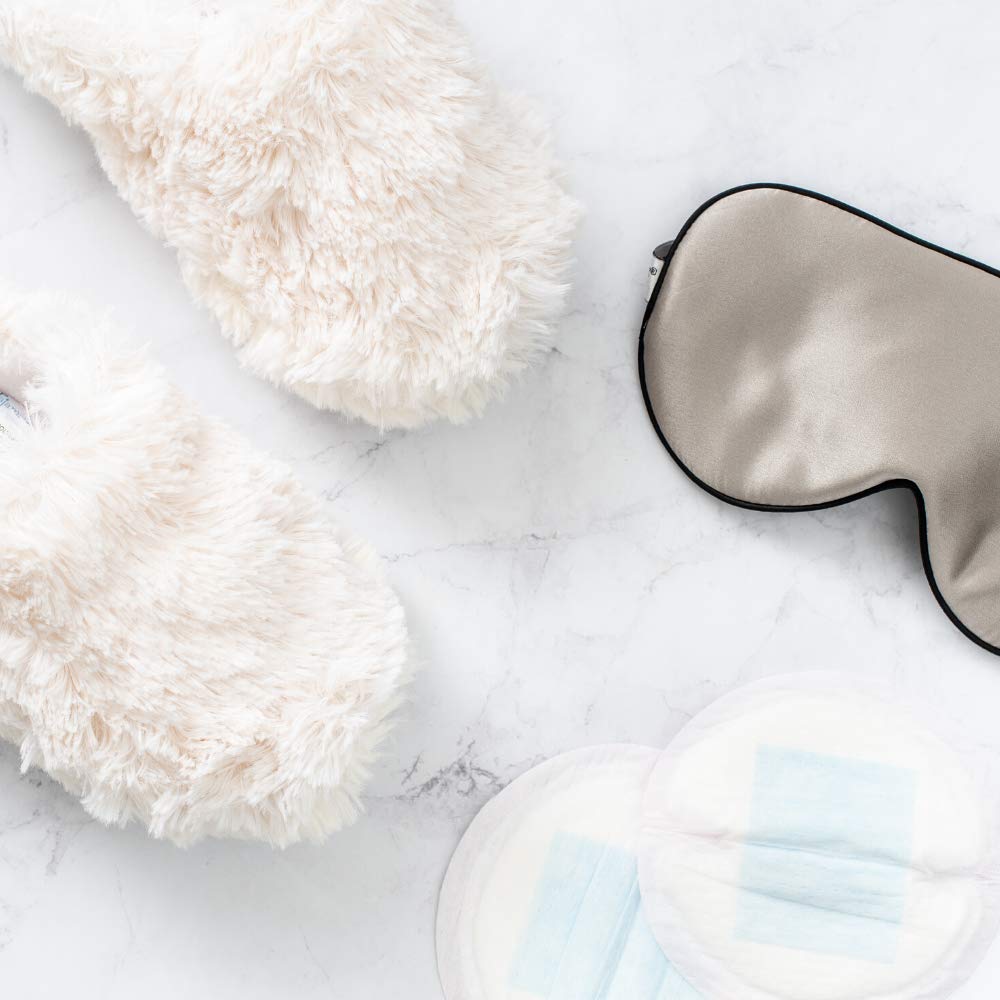 Nursing pad in use for everyday comfort with Lansinoh Stay Dry.