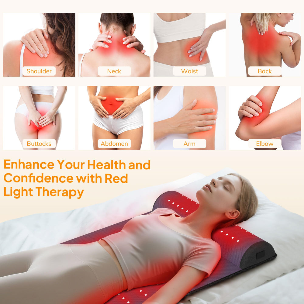 LANSSPARIE home-use, travel-ready red light mat during travel or daily use