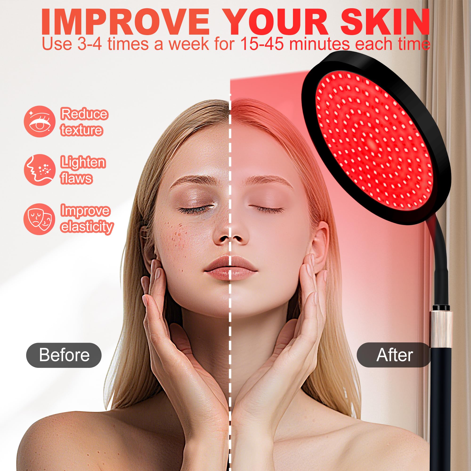 LanSuper 660nm and 850nm spectrum for deeper skin reach