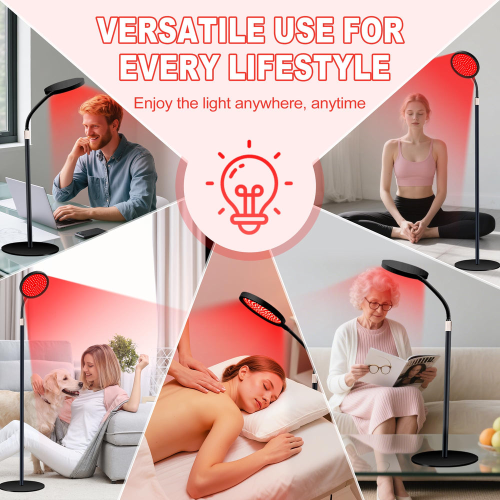 LanSuper full-body and facial therapy setup for convenient home care
