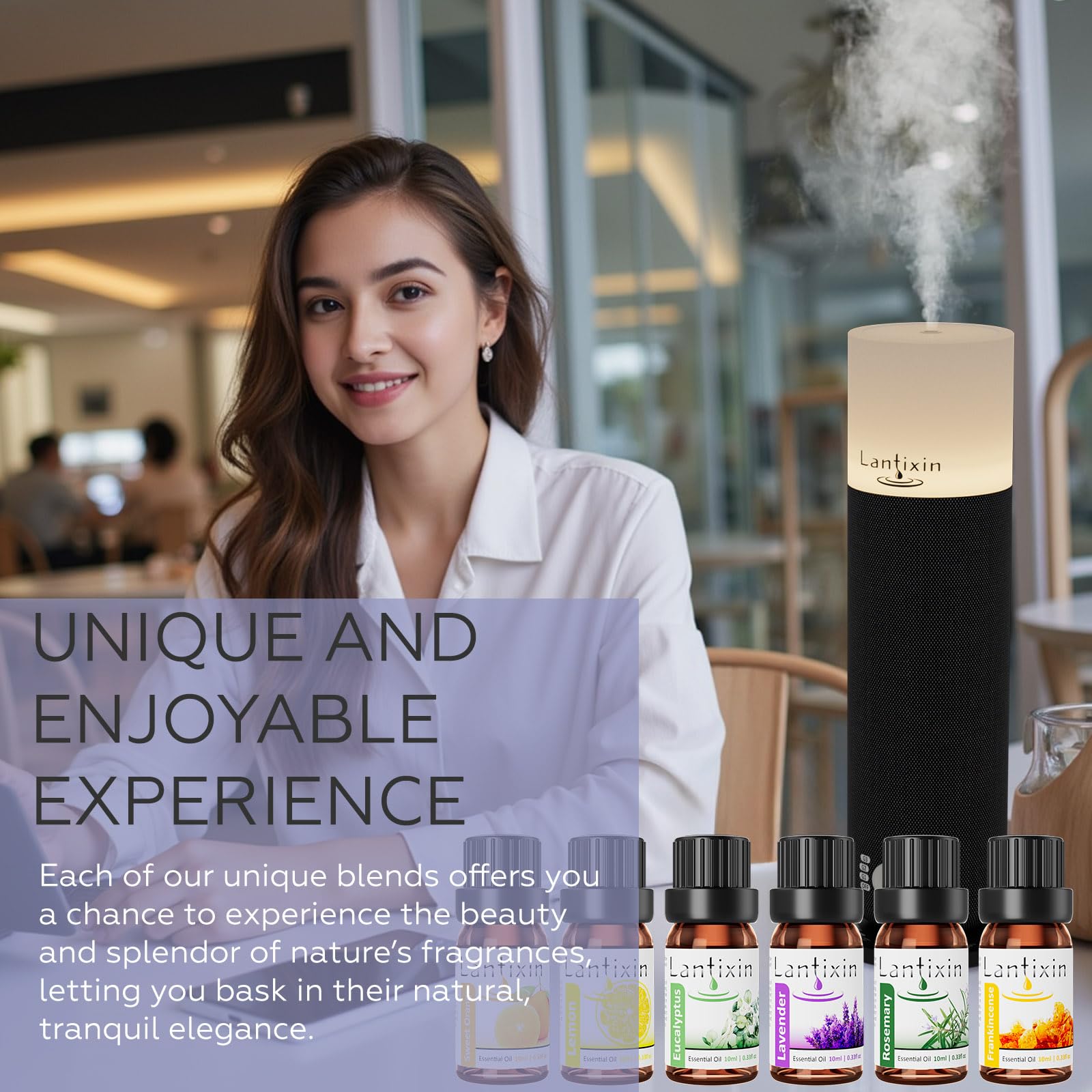 Lantixin fragrance varieties offer nature-inspired scents for mood enhancement.
