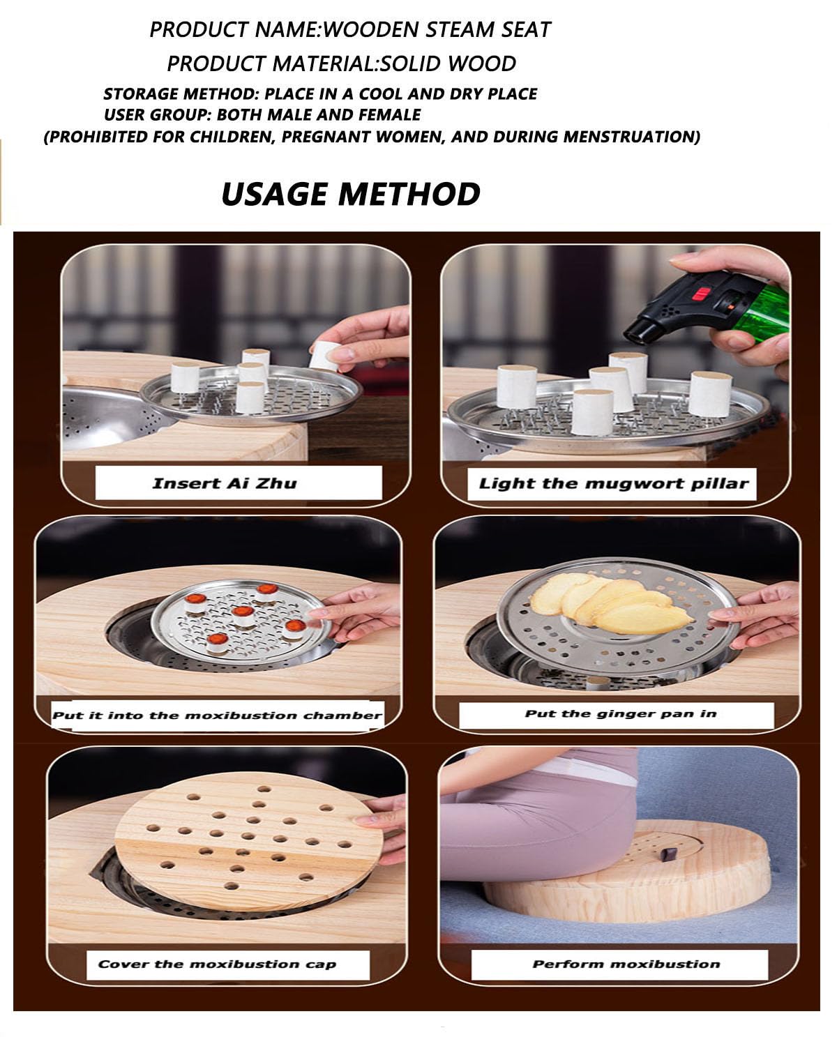 LANYANZI ginger plate option adds aroma during use