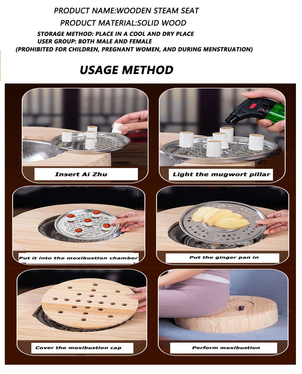 LANYANZI ginger plate option adds aroma during use