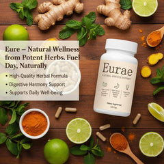LANZF Eurae ingredients panel showing high-quality components