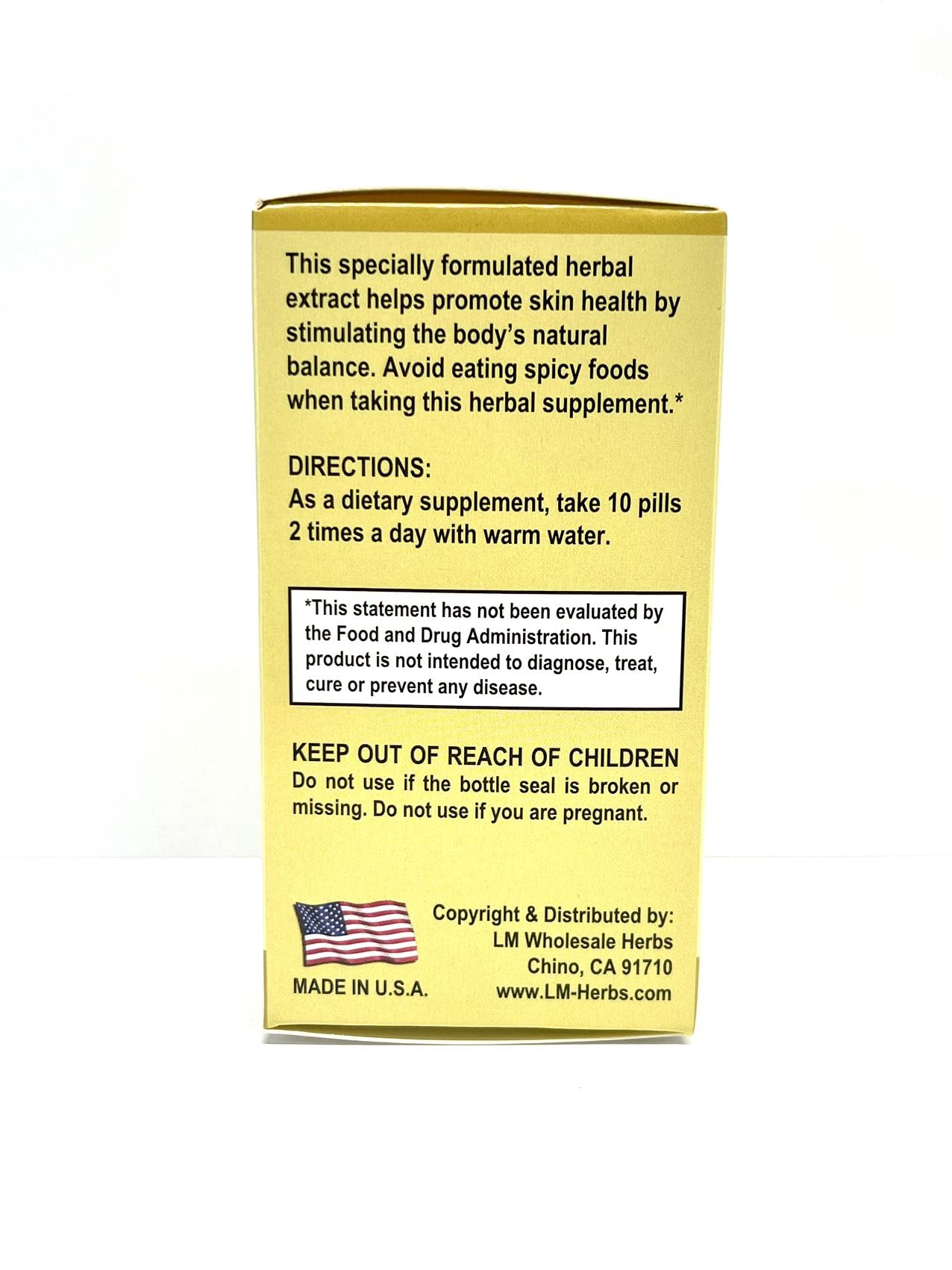 Laowei Rehmannia Root Combo packaging highlighting Made in USA quality.