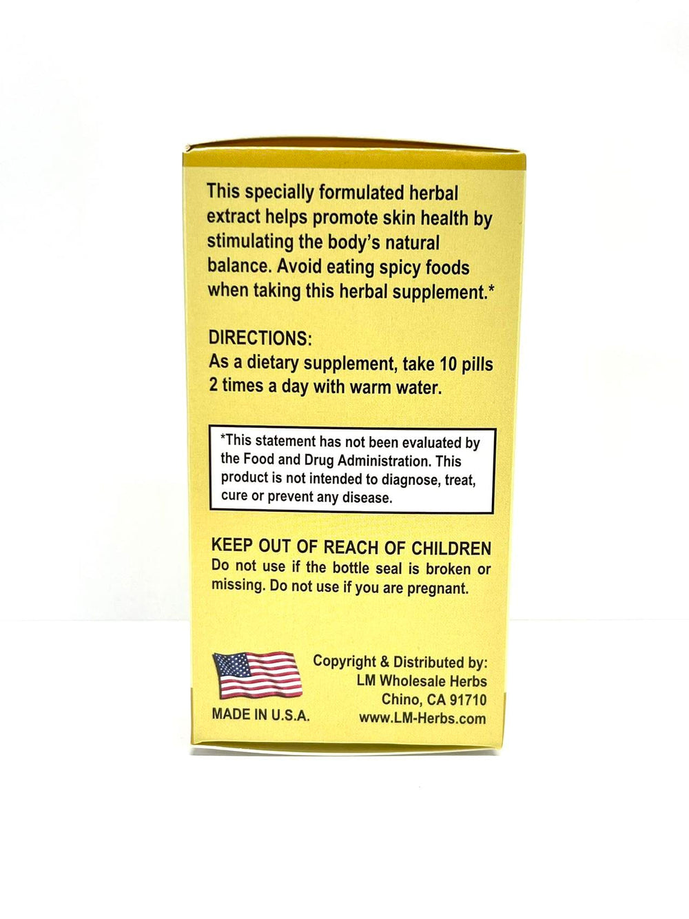 Laowei Rehmannia Root Combo packaging highlighting Made in USA quality.