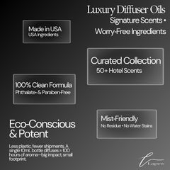 Lapew coconut & lime diffuser in a living room creating hotel-like ambiance.