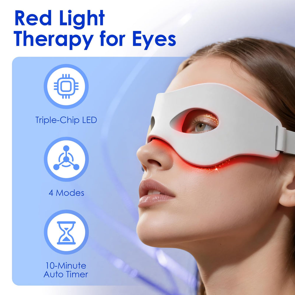 LaseLocks ergonomic contour design hugs the eye area for secure, comfy sessions.