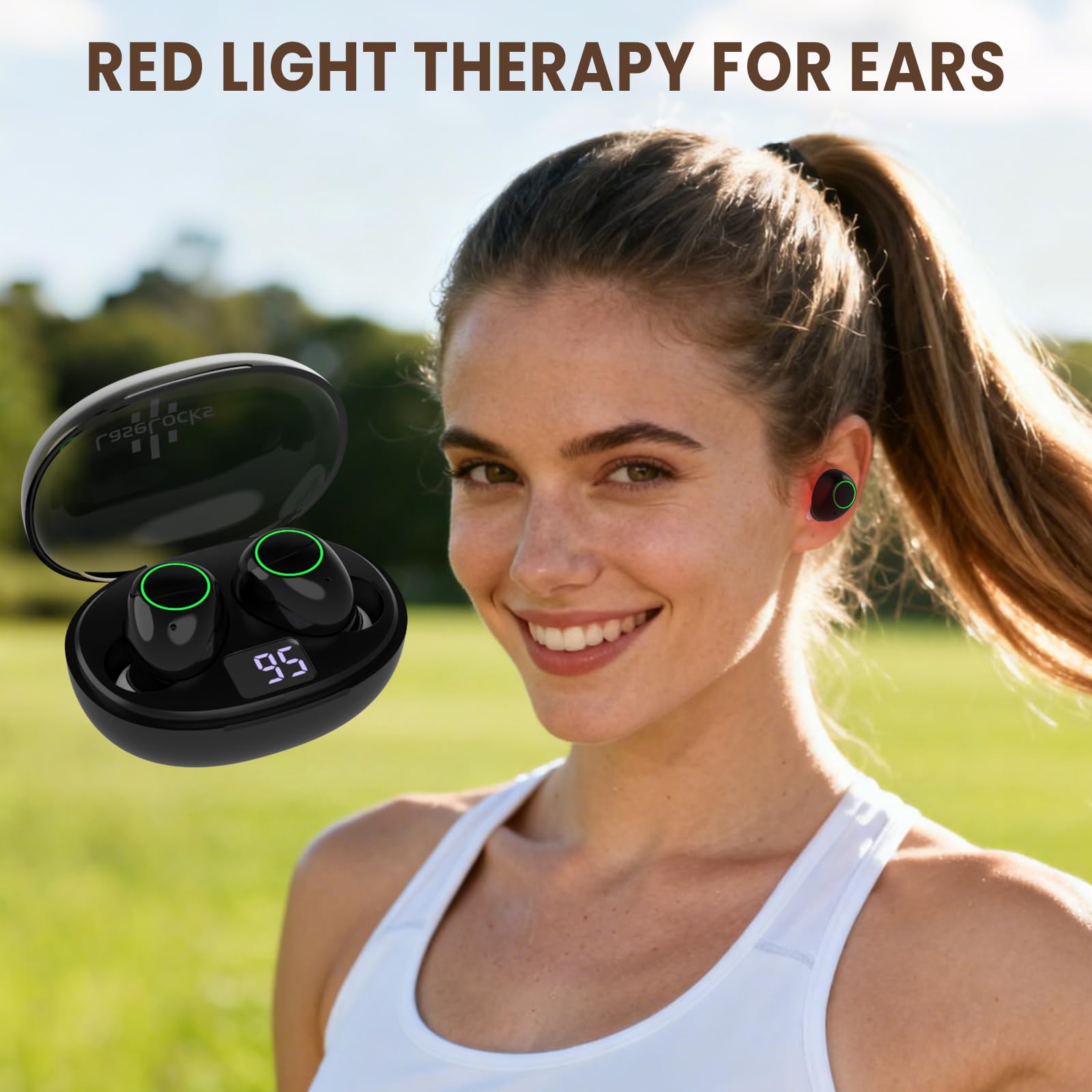 LaseLocks intensity indicators show blue, green, red levels for easy adjustment.
