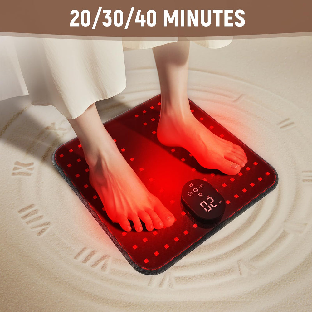 LaseLocks tri-chip LEDs close-up highlight 660nm and 850nm wavelengths on feet