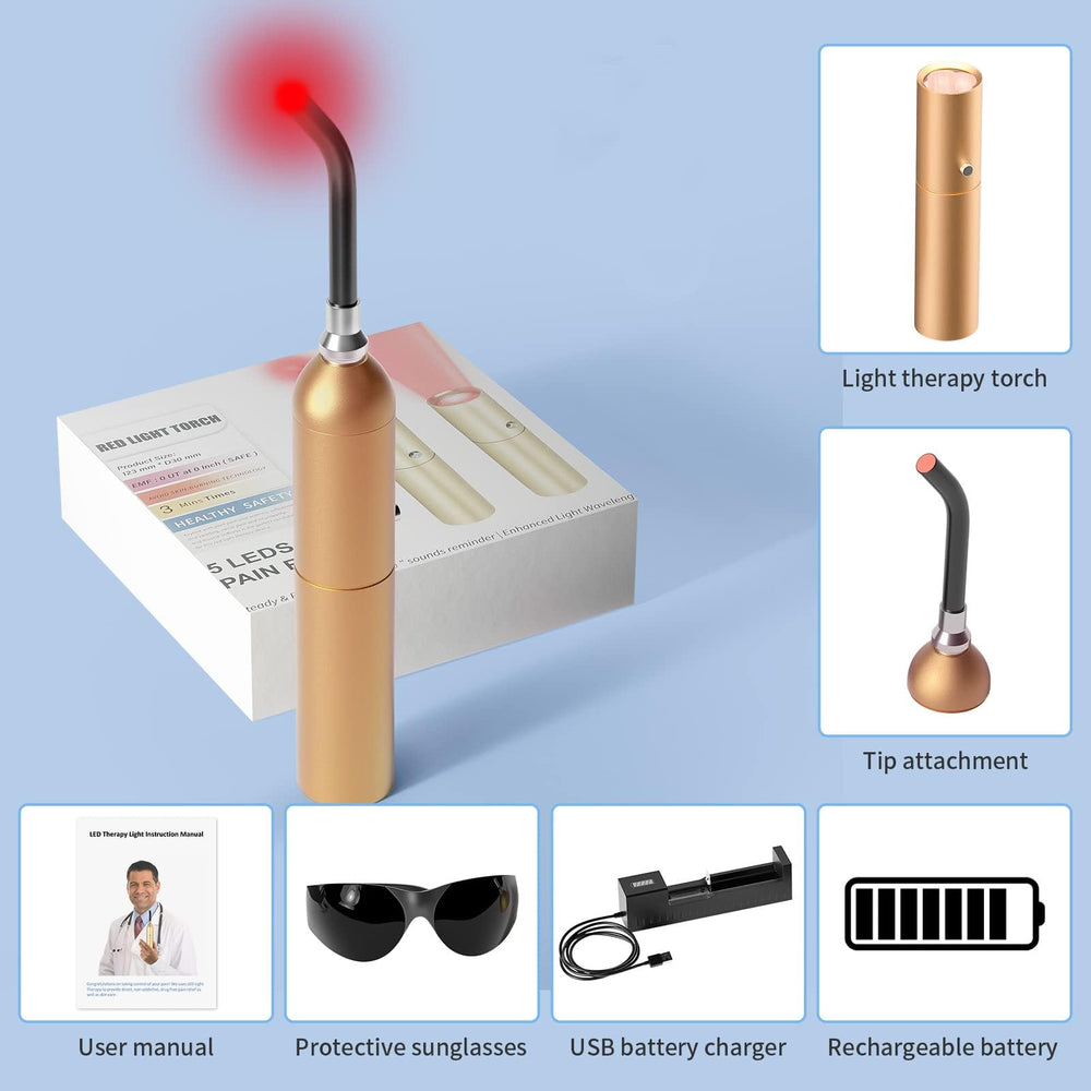 LASEPREHT portable design fits in bag for on-the-go sessions wherever you are.