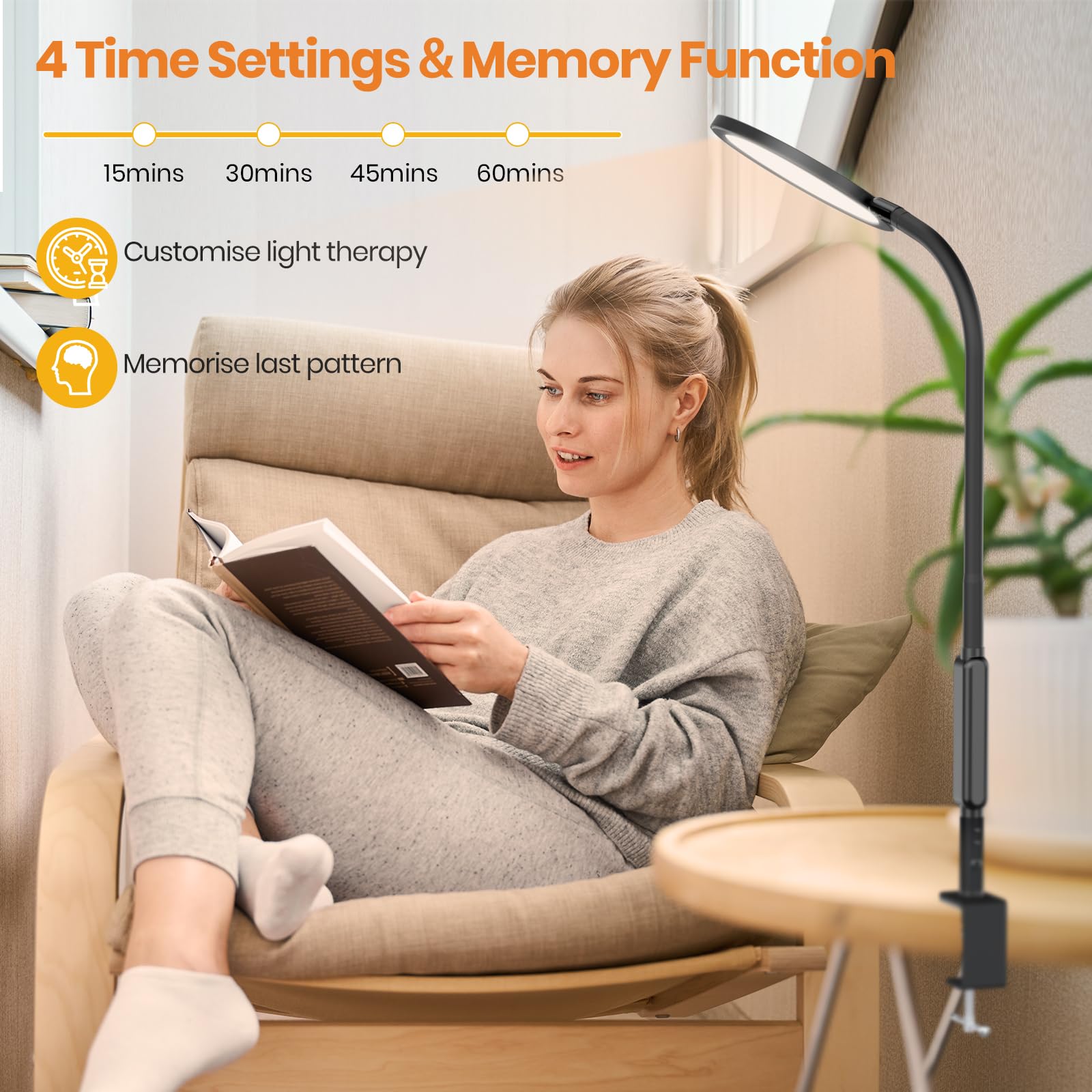 LASTAR flexible neck and 360-degree rotation lets you aim the light precisely.