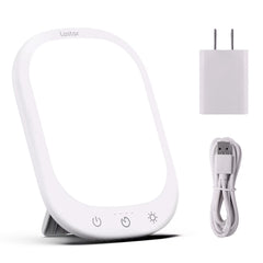 LASTAR light therapy lamp with 10,000 lux for bright daytime balance