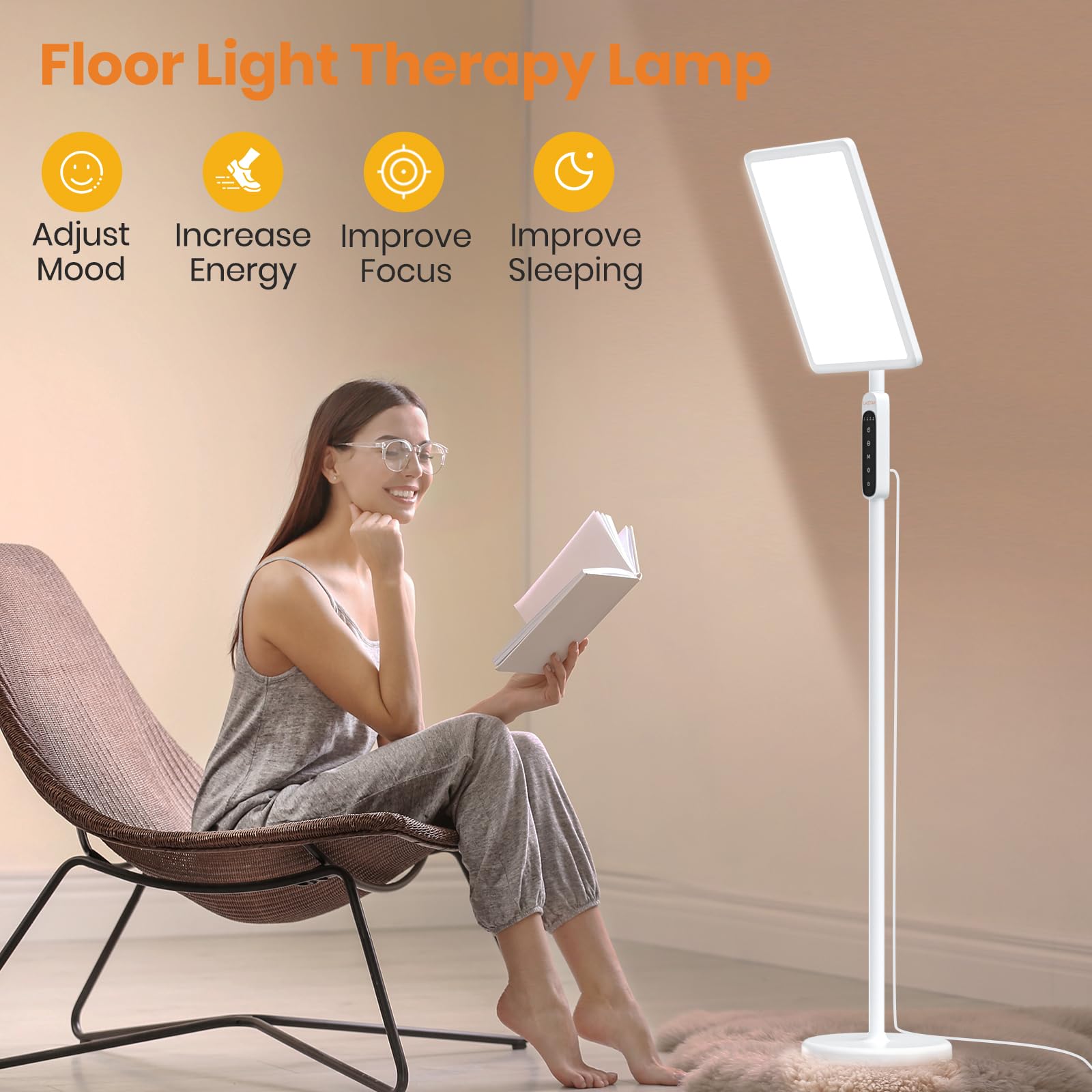 LASTAR lamp adjustable head helps direct light for reading or working tasks