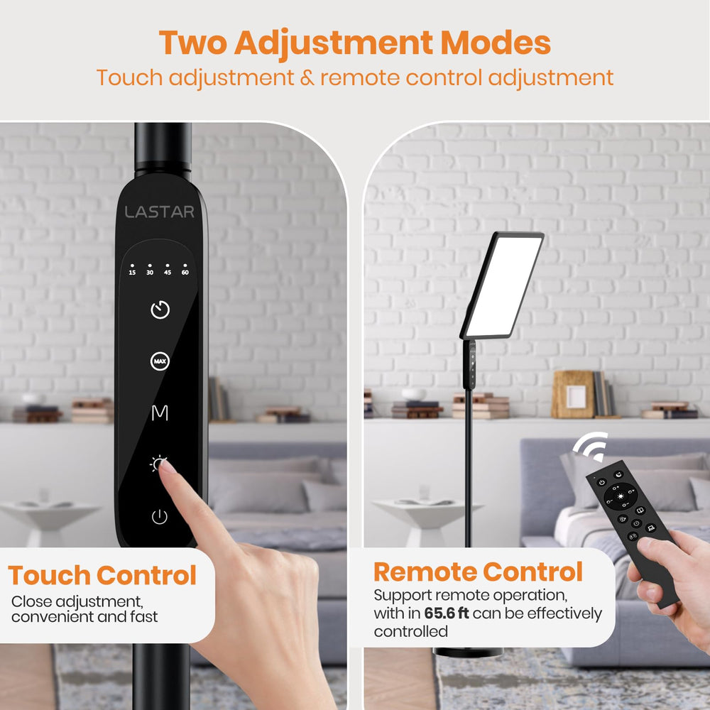 LASTAR light therapy lamp timer settings automate sessions for consistent use.