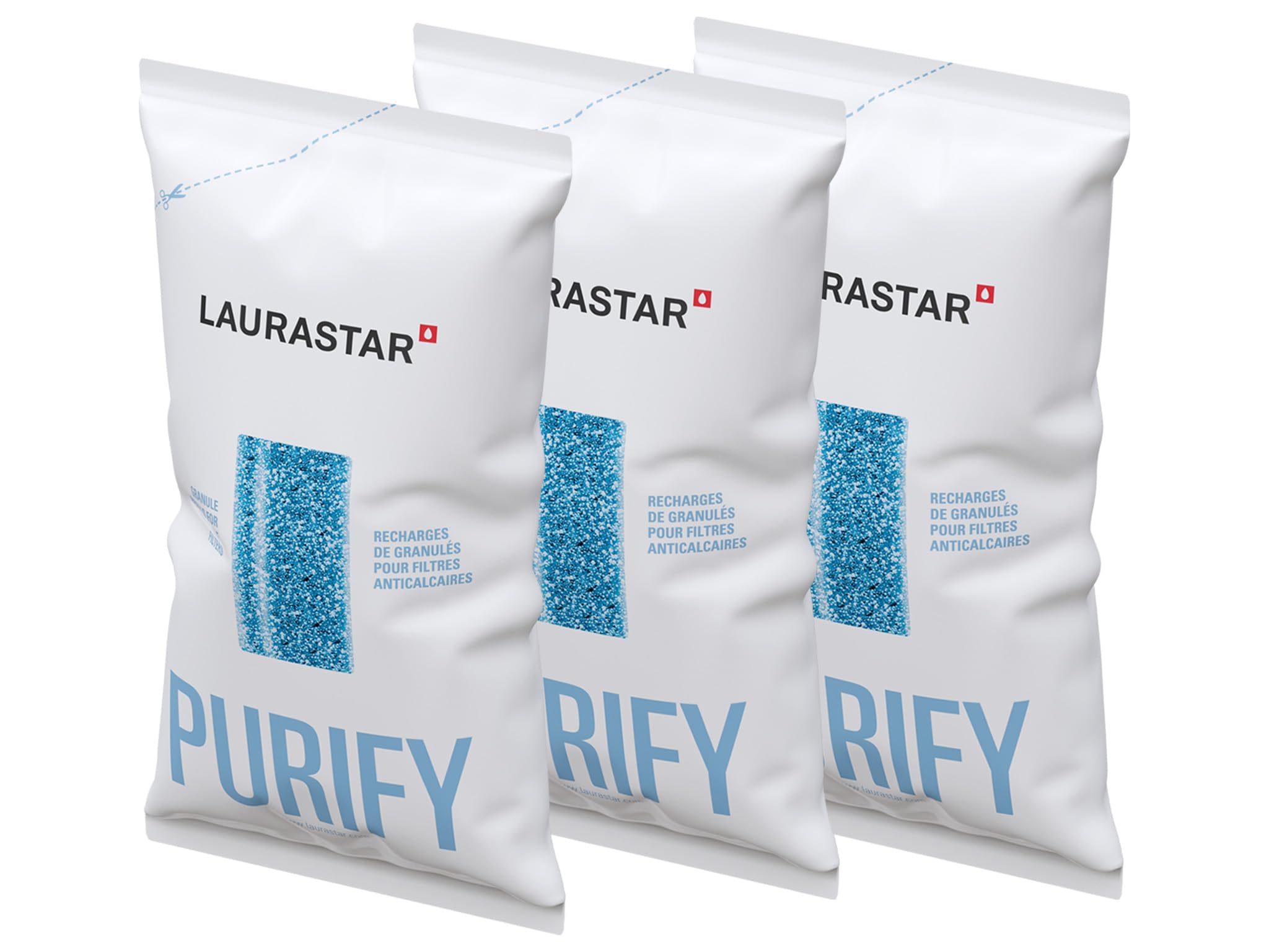 Laurastar anti-scale granules pack - filtration ready to protect your iron.