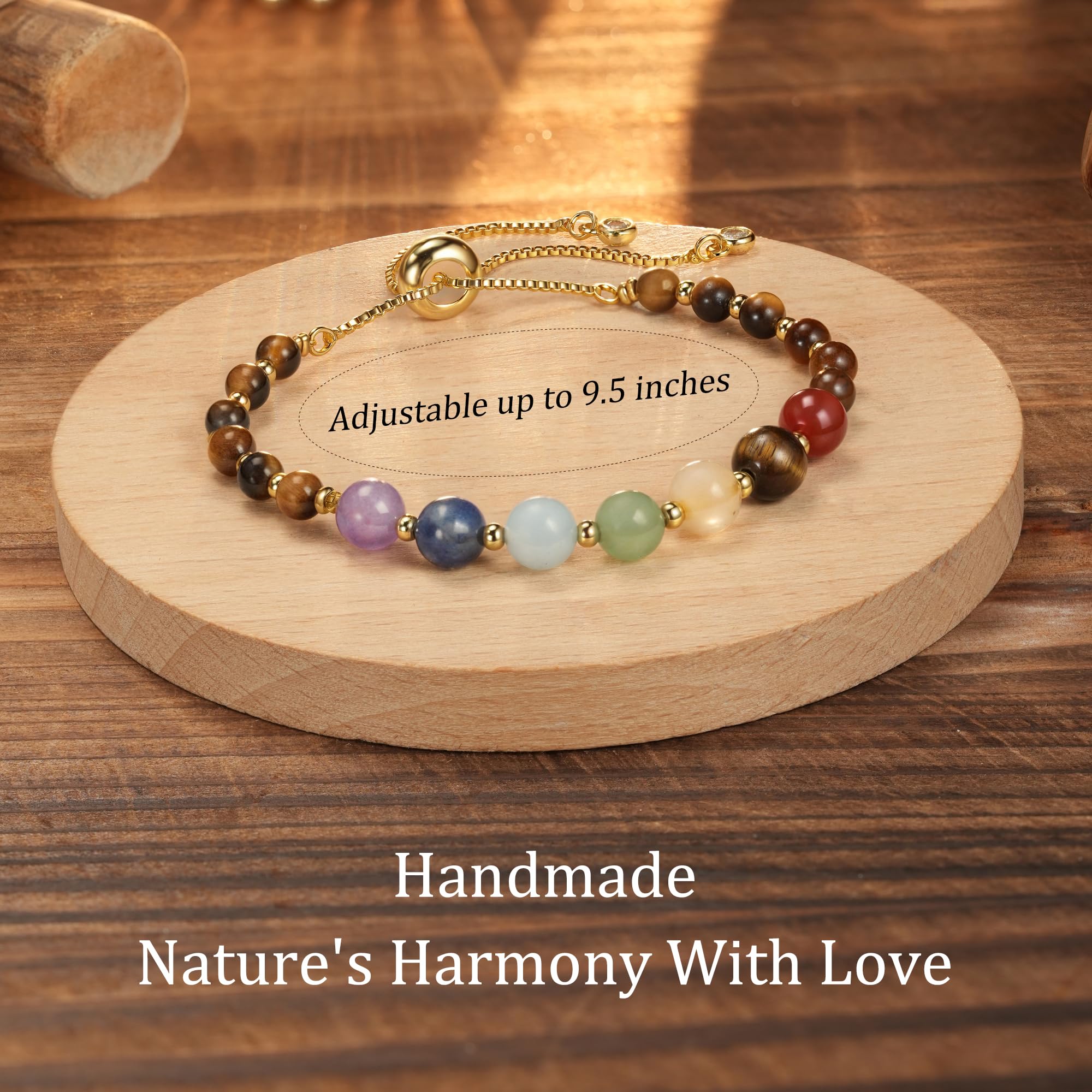 Wear during yoga or meditation for calm, mindful focus.