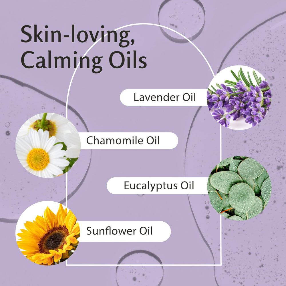 Lavender aroma scene for relaxation during massage.
