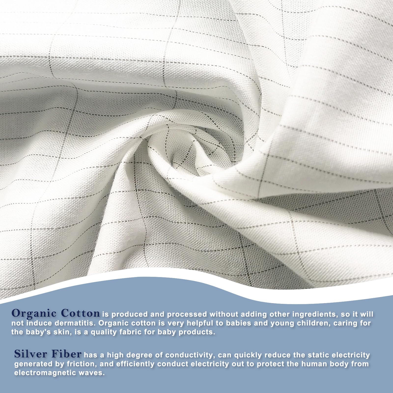 LAXVAPIU grounding sheet fitted on bed demonstrates smooth drape and snug coverage