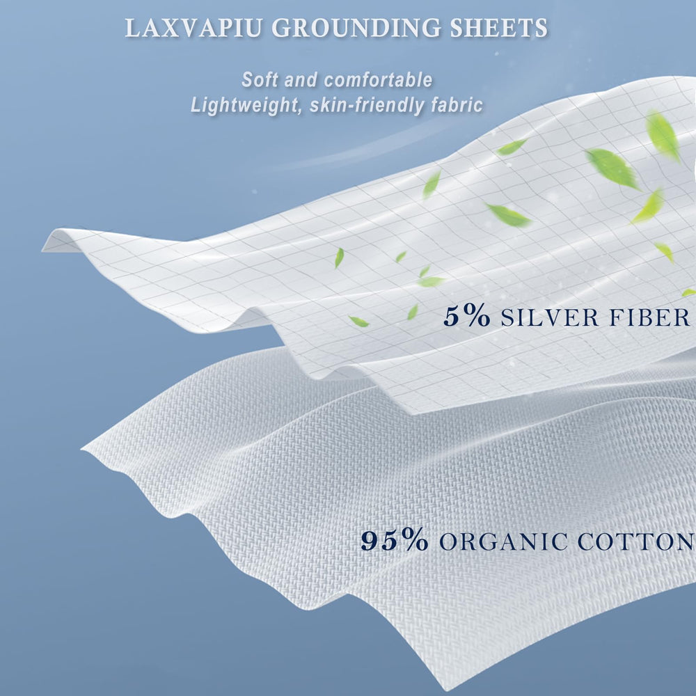LAXVAPIU grounding sheet shows organic cotton weave for breathable comfort