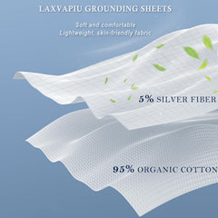 LAXVAPIU grounding sheet shows organic cotton weave for breathable comfort