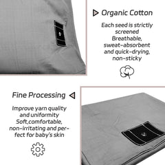 LAXVAPIU 15ft grounding wire connects pillowcase to socket for easy grounding.