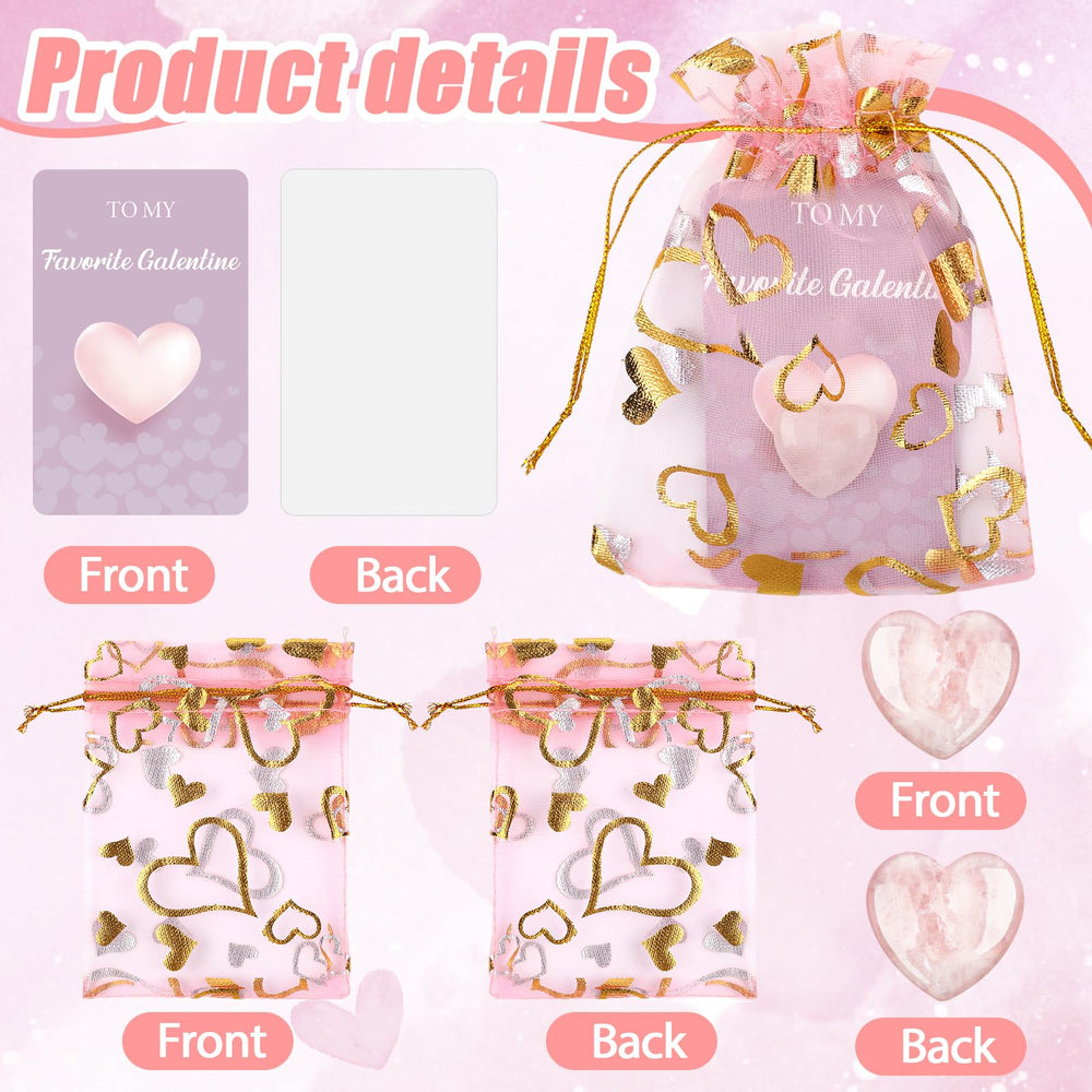 Layhit pink worry stone pack for calm mindful moments