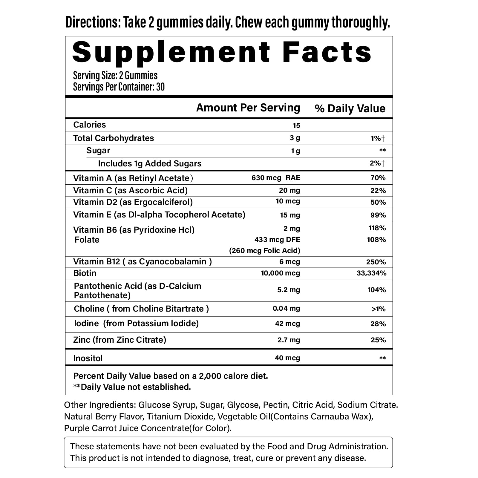 Lazpowfi Biotin Gummies bottle on kitchen shelf for wellness routine
