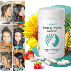 Lazpowfi bottle label focuses on the 30-in-1 formula for daily nourishment.