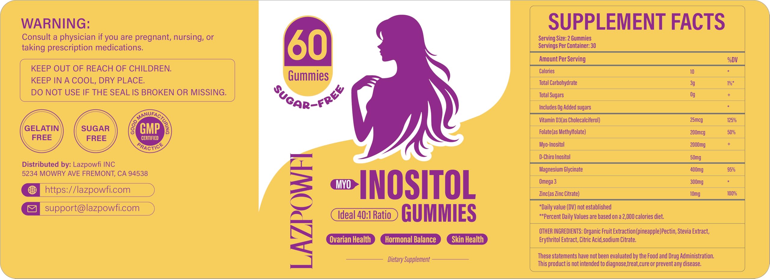 Lazpowfi Daily-use packaging highlights routine-friendly supplementation