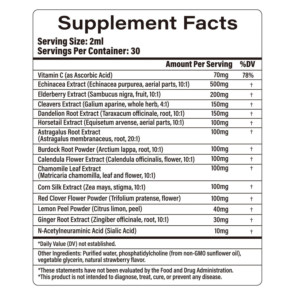 Lazpowfi immune-support bottle on table under soft lighting