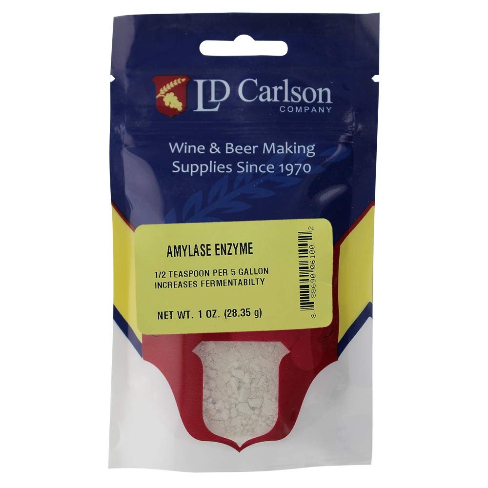 LD Carlson Amylase Enzyme in mash preparation boosts fermentability.