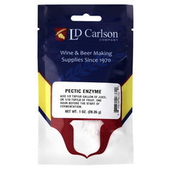 LD Carlson Pectic Enzyme 1 oz packaging for easy must treatment