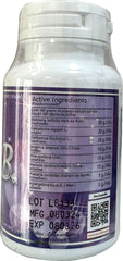 LDB female hormone phyto-estrogen capsules highlight herbal support for skin and hair.