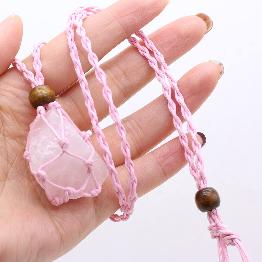 LE SKY braided rope pendant necklace showcases earthy beauty for daily or ritual use